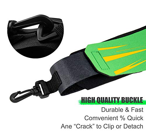 Surpop Soccer/Volleyball/Rugby Trainer, Football Kick Throw Solo Practice Training Aid Control Skills Adjustable Waist Belt for Kids Adults (Green) - Image 5