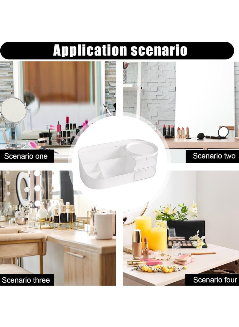 ARCOON - Practical Multifunctional Makeup Organizer with Drawers and Dust Protection, Perfect for Dressing Tables, Bathrooms, and Living Rooms - Image 1