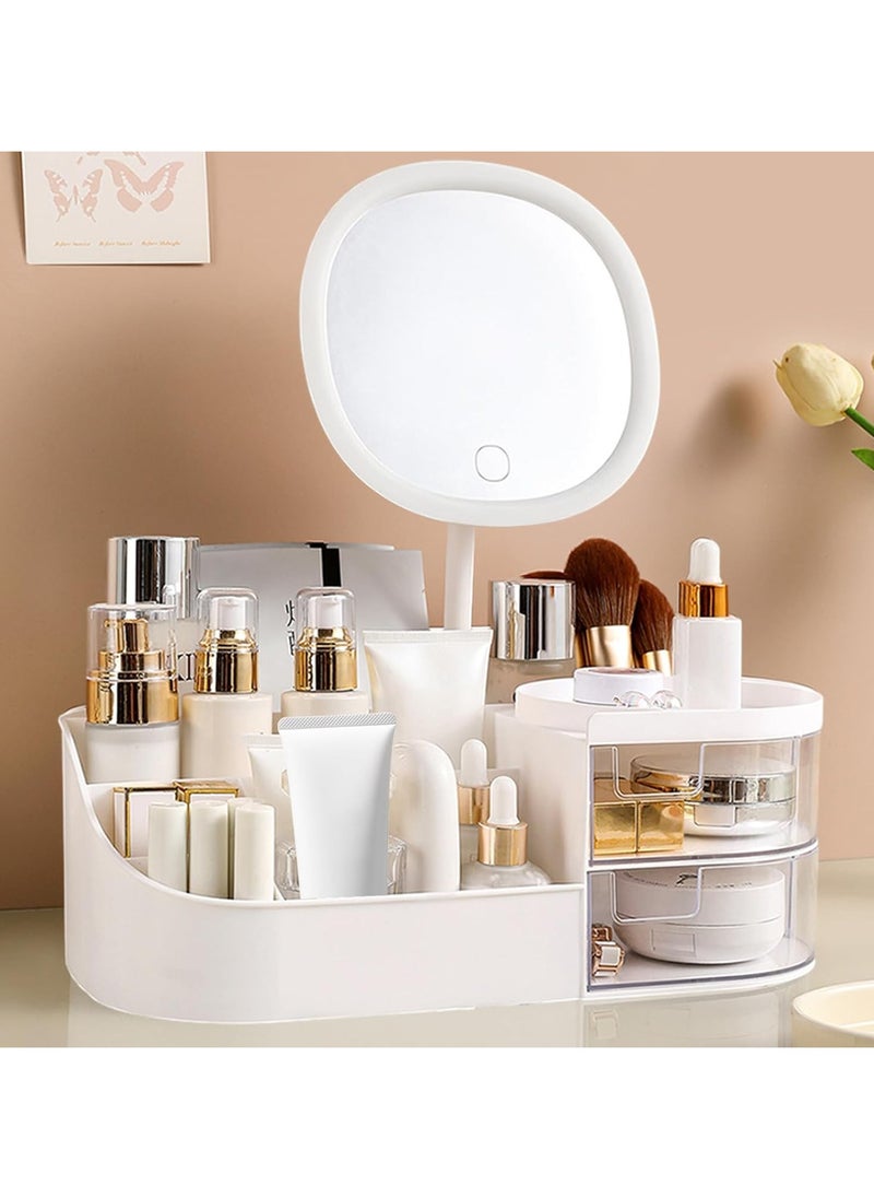 ARCOON - Practical Multifunctional Makeup Organizer with Drawers and Dust Protection, Perfect for Dressing Tables, Bathrooms, and Living Rooms - Image 1