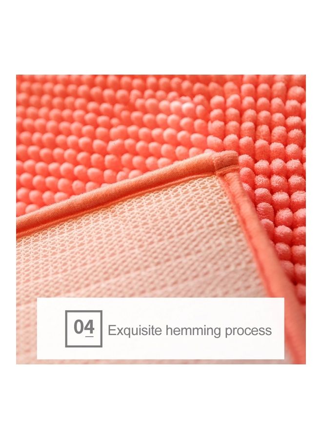 NIBEMINENT Non Slip Shaggy Soft Water Absorption Carpet Mat Pink 61 x 8 23cm - Image 5