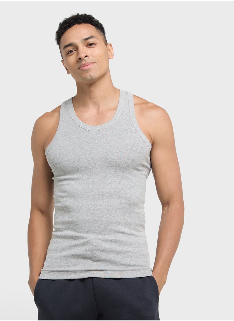 Seventy Five Basics Pack of 3 Vest  - Image 1