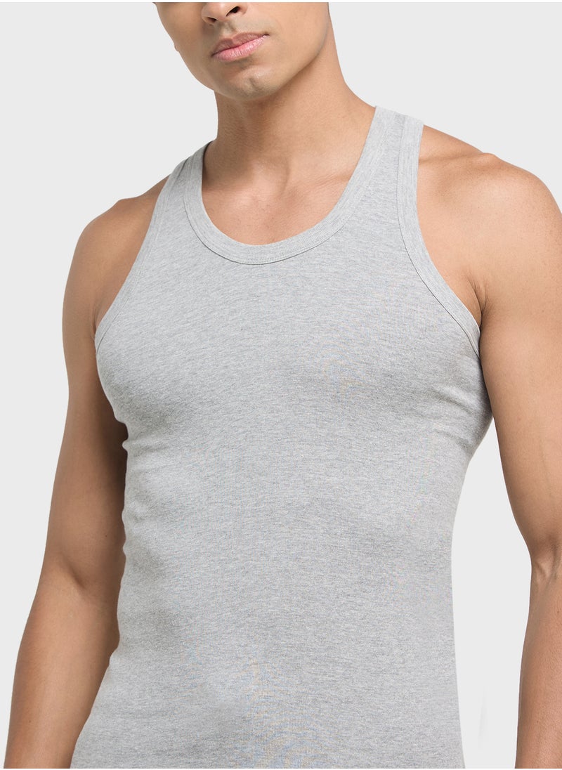 Seventy Five Basics Pack of 3 Vest  - Image 3