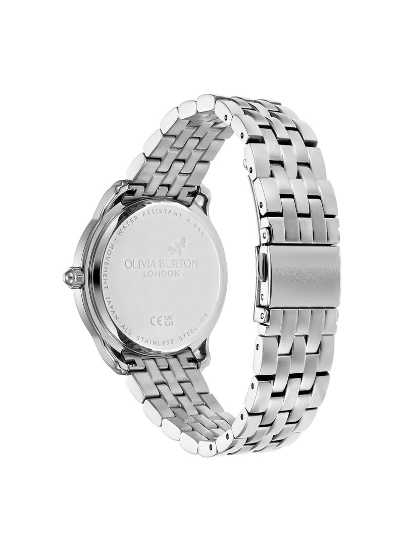 OLIVIA BURTON ROUND ANALOG WOMEN'S TURQUOISE CASE WATCH - 24000157 - Image 5