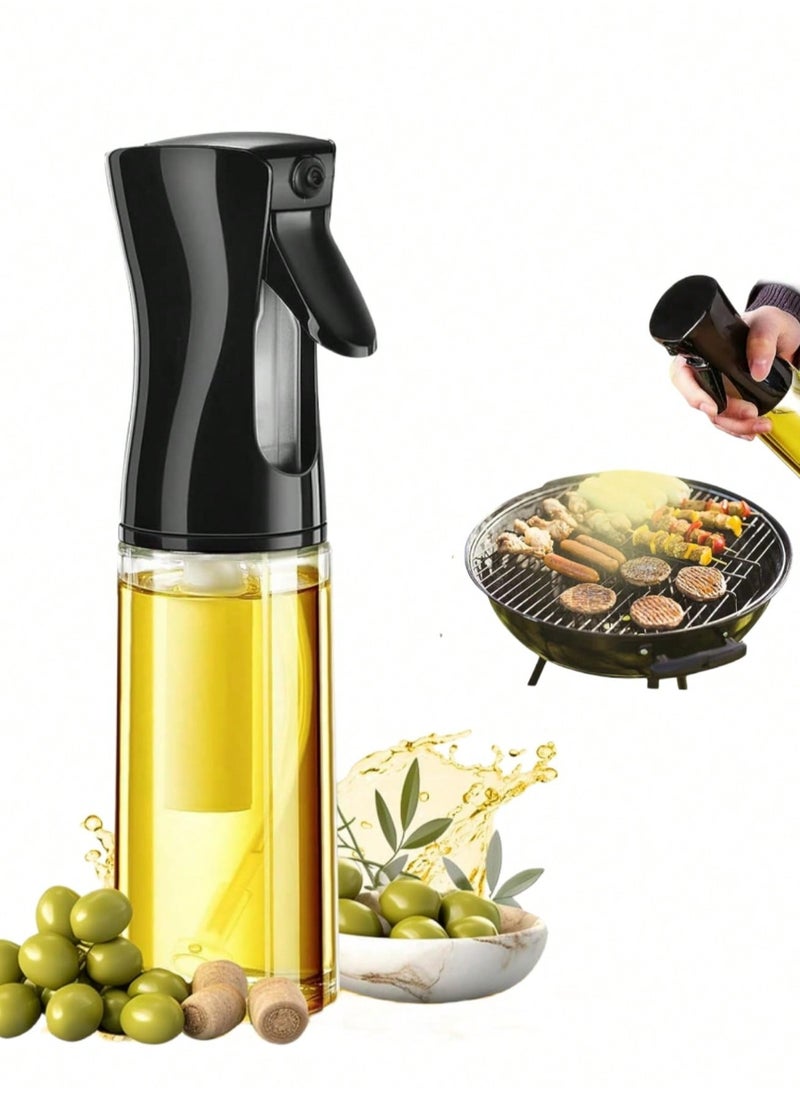 Generic High-Pressure Nozzle Oil Spray Bottle - 200ml Durable Food-Grade Glass for Healthy Cooking, BBQ, Frying, Salad, Travel - Ergonomic Non-Slip Handle, Wide Mouth Design, Leak-Proof  - Image 2