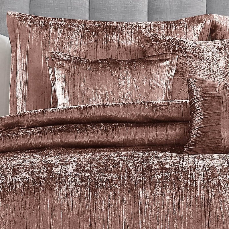 Riverbrook Home Turin Comforter Set, King, Blush, 7 Piece Set - Image 3