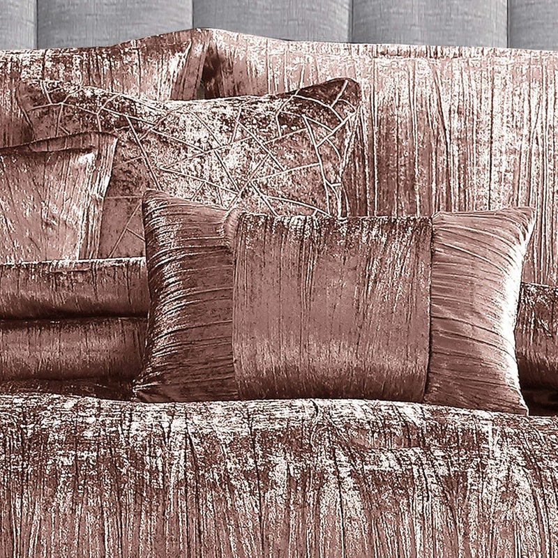 Riverbrook Home Turin Comforter Set, King, Blush, 7 Piece Set - Image 4