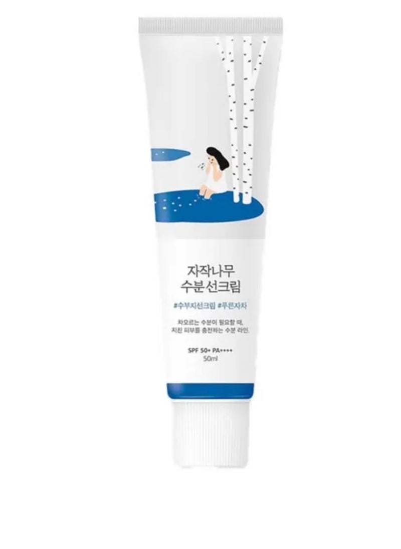 Round Lab Round Lab Birch Juice Moisturizing Sunscreen (SPF50+ PA++++) | Moisturizing Sunscreen, Strong UV Protection, (1.69 fl oz) 