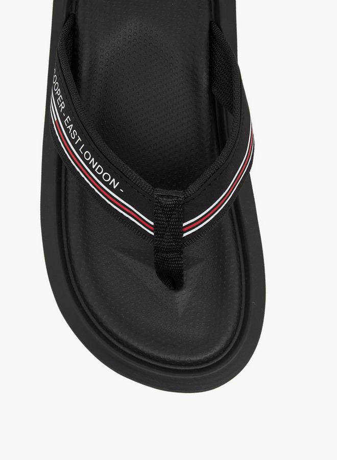 Lee Cooper Men Striped Flip-Flops - Image 3