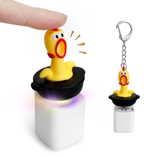 TiTiC Keyboard Fidget Toy for Adults Screaming Chicken - Image 1