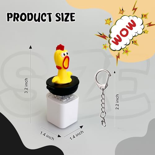TiTiC Keyboard Fidget Toy for Adults Screaming Chicken - Image 5