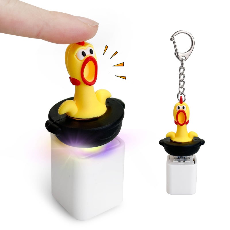 TiTiC Keyboard Fidget Toy for Adults Screaming Chicken - Image 3