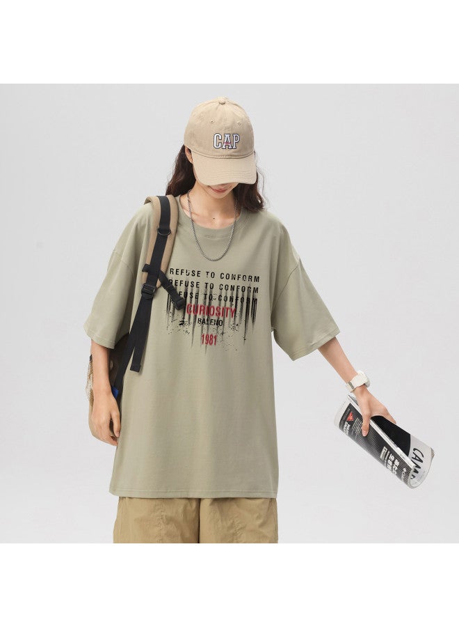 Baleno trendy Printed T-shirt - Unisex Summer Comfort Essential Casual Short Sleeve Top - Image 3