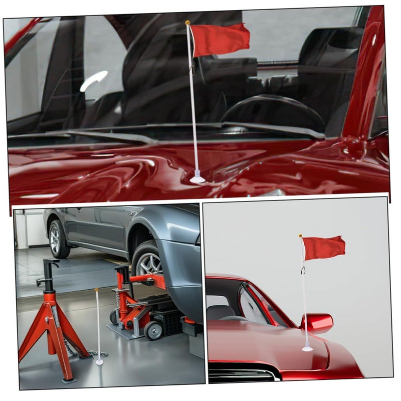 50Pcs Black Suction Cup Car Flag Holder Heavy Duty Flagpole Mounting Base For Trucks RVs Trailers - Image 4