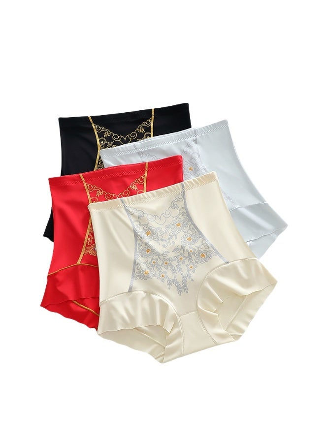 KUYING High Waisted Anti Glare Postpartum Waist Cinching And Hip Lifting Safety Pants For Body Shaping Set Of 4 - Image 1