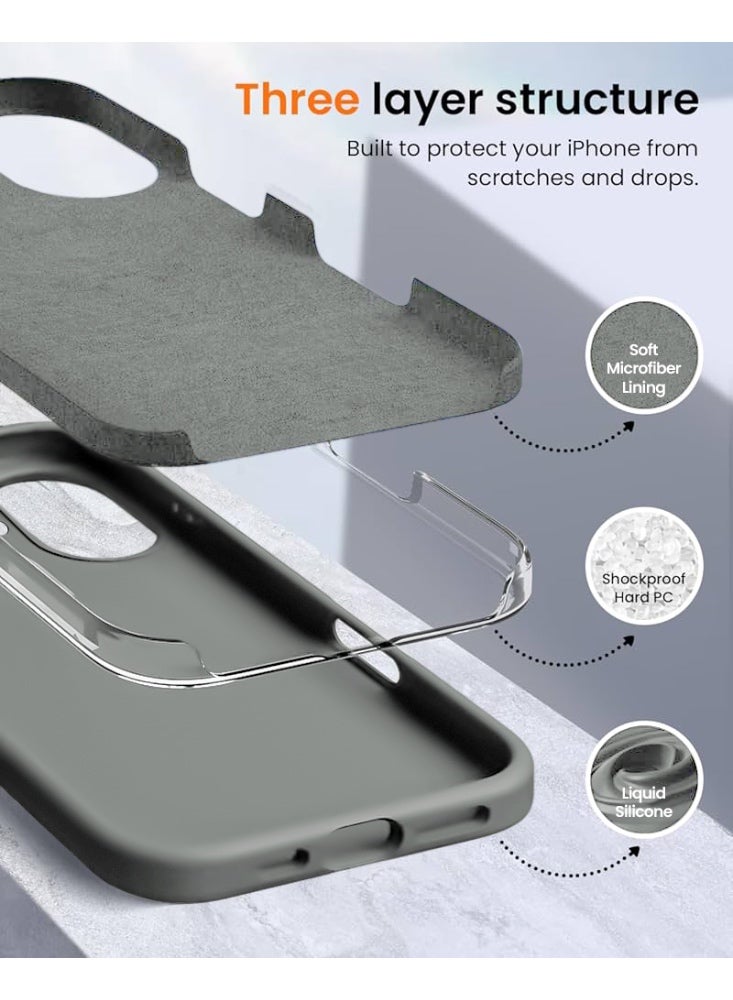 ريتي غطاء سيليكون لآيفون 16 بلس – تصميم أنيق بجودة فائقة، ملمس ناعم احترافي، مقاوم للصدمات، حماية كاملة مع بطانة فاخرة من الألياف الدقيقة - Image 5