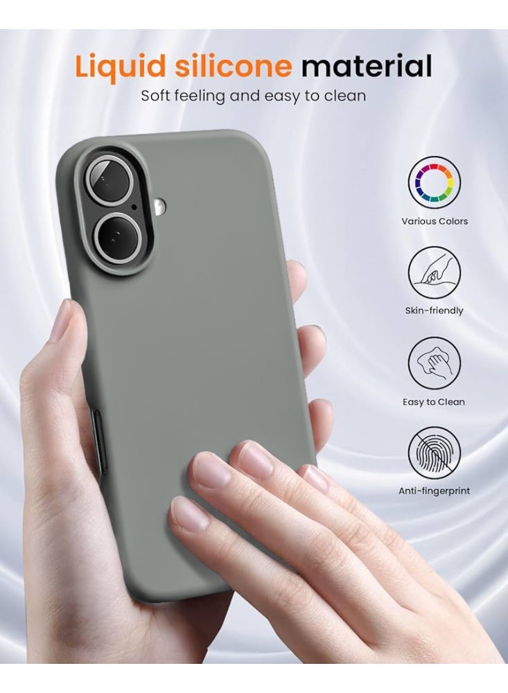 ريتي غطاء سيليكون لآيفون 16 بلس – تصميم أنيق بجودة فائقة، ملمس ناعم احترافي، مقاوم للصدمات، حماية كاملة مع بطانة فاخرة من الألياف الدقيقة - Image 4