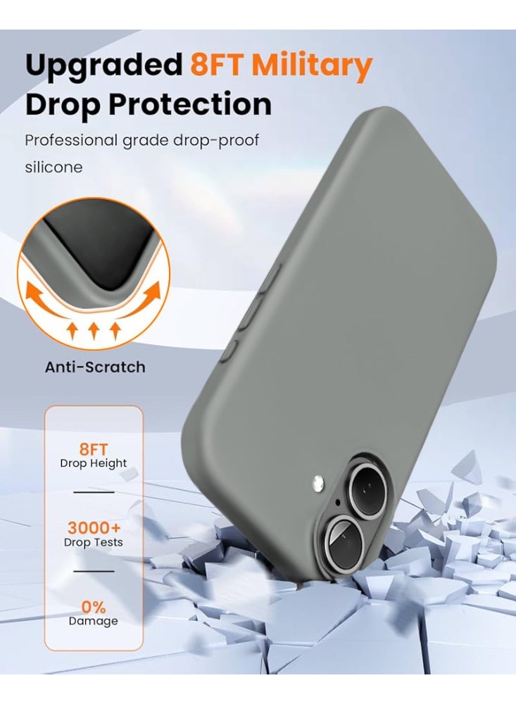 ريتي غطاء سيليكون لآيفون 16 بلس – تصميم أنيق بجودة فائقة، ملمس ناعم احترافي، مقاوم للصدمات، حماية كاملة مع بطانة فاخرة من الألياف الدقيقة - Image 3