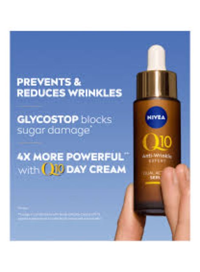 Nivea Q10+ Anti-Wrinkle Expert Double Action Serum 30ml - Image 2