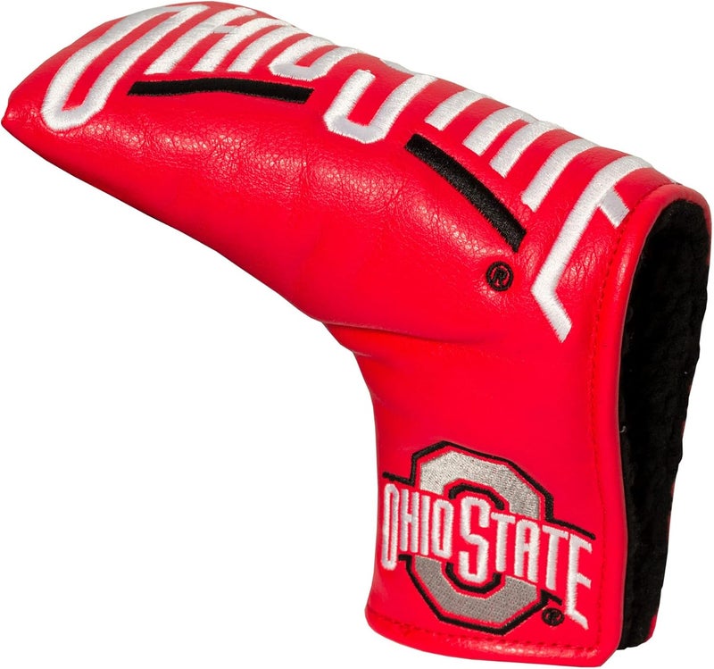 NCAA Golf Club Vintage Blade Putter Headcover, Form Fitting Design, Fits Scotty Cameron, Taylormade, Odyssey, Titleist, Ping, Callaway