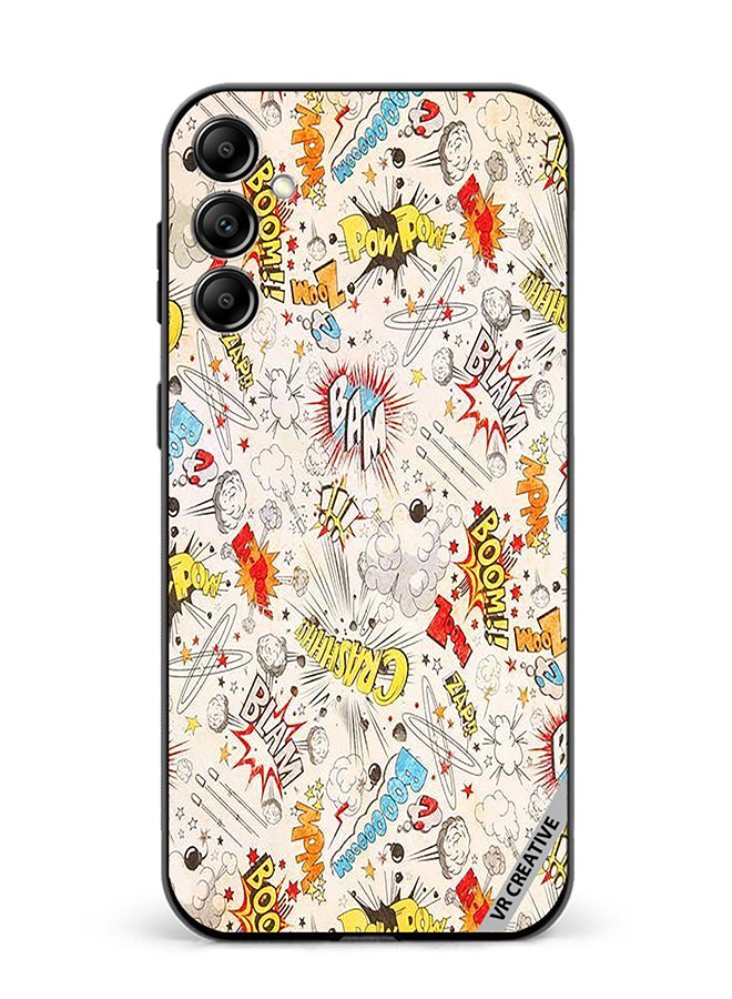 VR CREATIVE Protective Case Cover For Samsung Galaxy A15 5G/A15 Comic Book Sticker Design Multicolour - Image 1