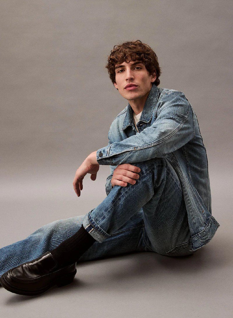 CALVIN KLEIN Relaxed Selvedge Jeans - Image 5