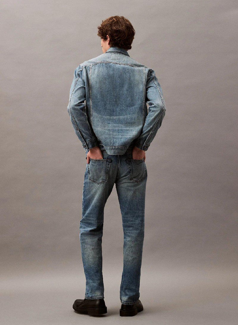 CALVIN KLEIN Relaxed Selvedge Jeans - Image 3