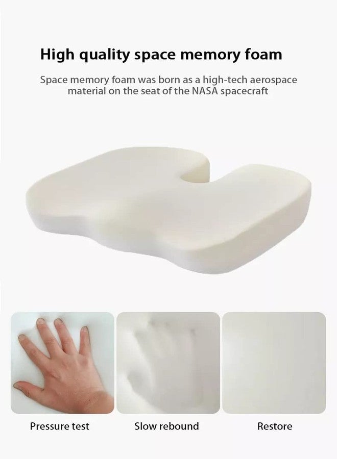 Backfit ® | Coccyx, Tailbone, Sciatica, Lower Back Support and Pain Relief Seat Cushion with Removable Cover Fits Most Desk, Computer Chairs and Car… - Image 4