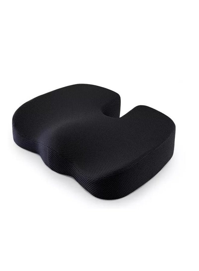 Backfit ® | Coccyx, Tailbone, Sciatica, Lower Back Support and Pain Relief Seat Cushion with Removable Cover Fits Most Desk, Computer Chairs and Car… - Image 2