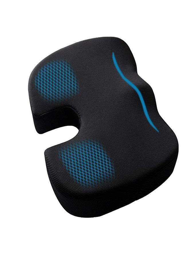 Backfit ® | Coccyx, Tailbone, Sciatica, Lower Back Support and Pain Relief Seat Cushion with Removable Cover Fits Most Desk, Computer Chairs and Car… - Image 1