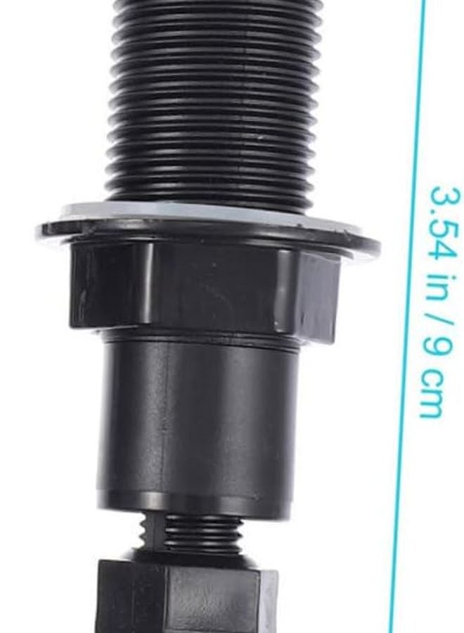 زر تشغيل هوائي أسود من الفولاذ المقاوم للصدأ مقاس 25 مم لمفرمة النفايات وغسالة الصحون وحوض الاستحمام - Image 3