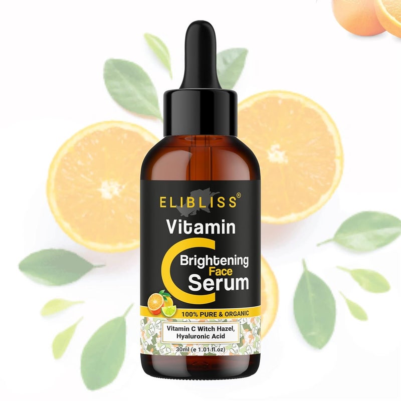 ELIBLISS Vitamin C Skin Clearing Serum For Brightening AntiAging Skin Repair Dark Circle 30 ml 30 ml - Image 2