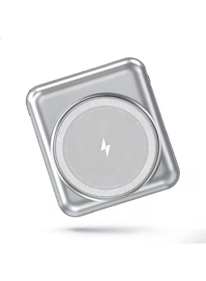 Genrics Magnetic Portable Power Bank, Supports Fast Charging Output, 10,000Mah Capacity | Multiple Protections, Built-In Apple And Type-C Charging Cables, Lightweight And Portable, a Must-Have for Commuting, Compatible with Various Devices, Suitable for Different Scenarios - Image 4