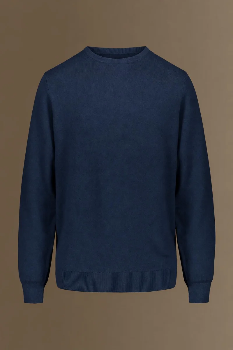 Round neck sweater - Ink