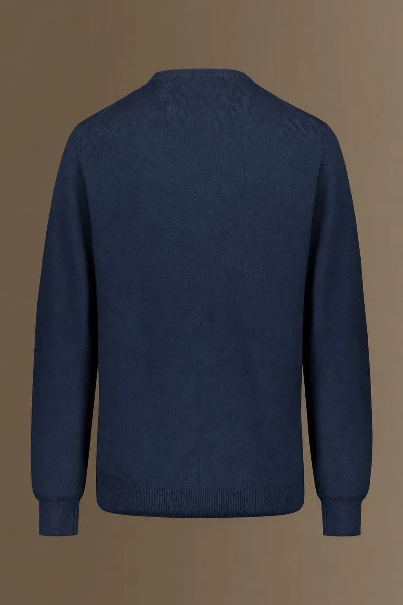 دوبل غانغر Round neck sweater - Ink
