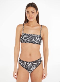 CALVIN KLEIN Women's 2 Pack Thongs  - Cotton, Black  - Image 3