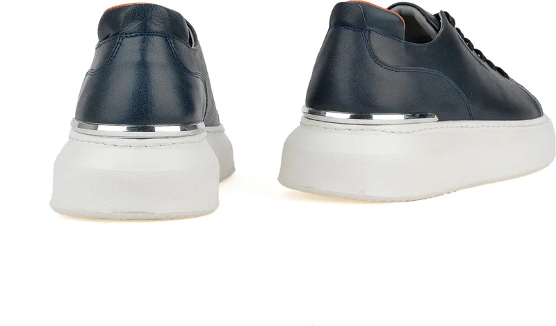 Ziya Men's Leather Sneaker 151987Z024 Navy Blue