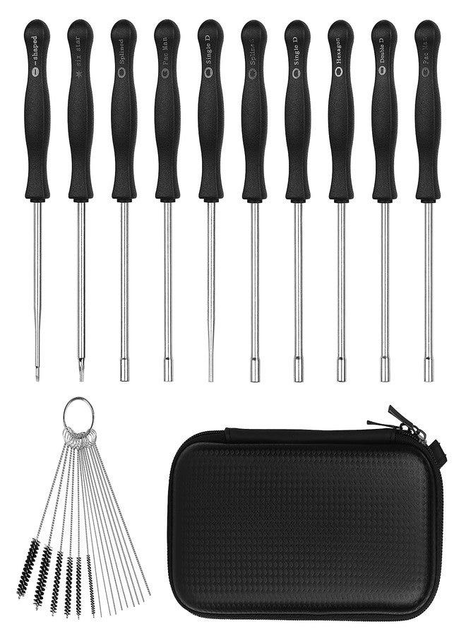 جيترون مجموعة مفكات أدوات تنظيف المكربن، مكونة من 10 قطع، لضبط المكربن الشائع ثنائي الأشواط، وضبط المكربن الصغير للمحرك - مجموعة المكربن - Image 1