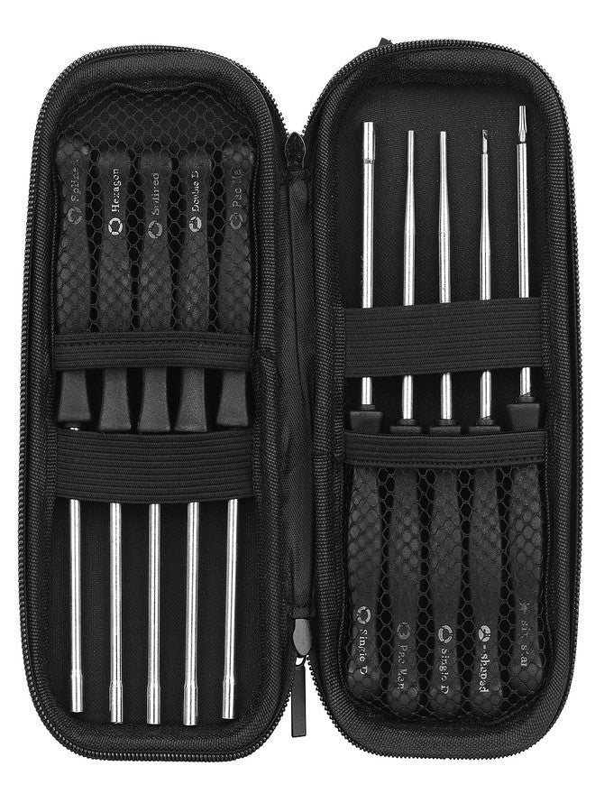 جيترون مجموعة مفكات أدوات تنظيف المكربن، مكونة من 10 قطع، لضبط المكربن الشائع ثنائي الأشواط، وضبط المكربن الصغير للمحرك - مجموعة المكربن - Image 3