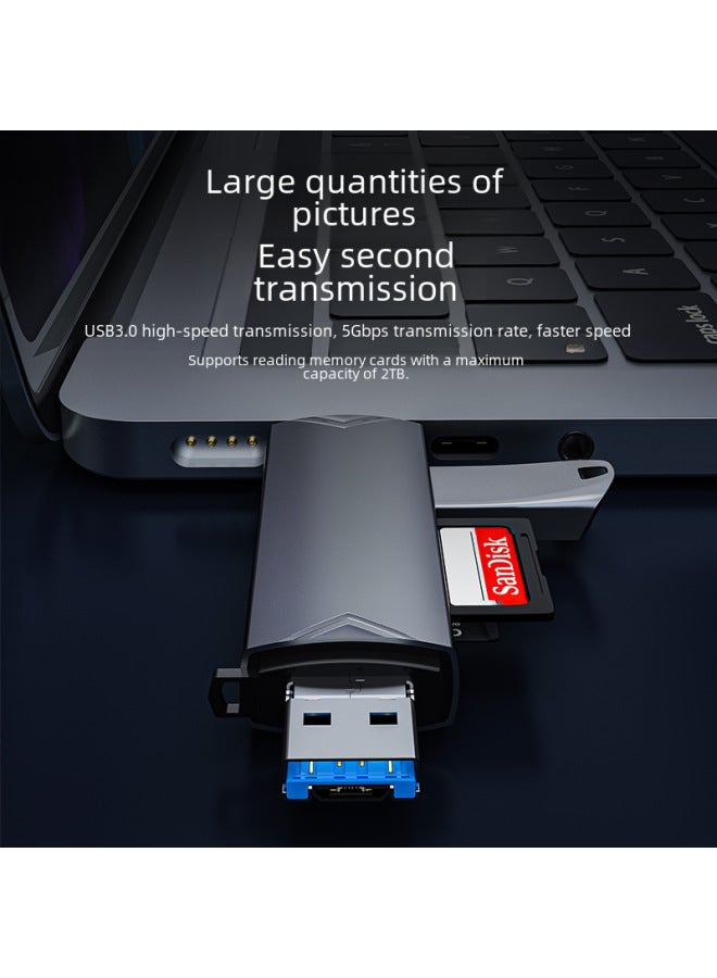 Neutral Private Model Type-c3.0 Card Reader For Android Usb Mobile Phone Computer Multi-function Otg Function - Image 4