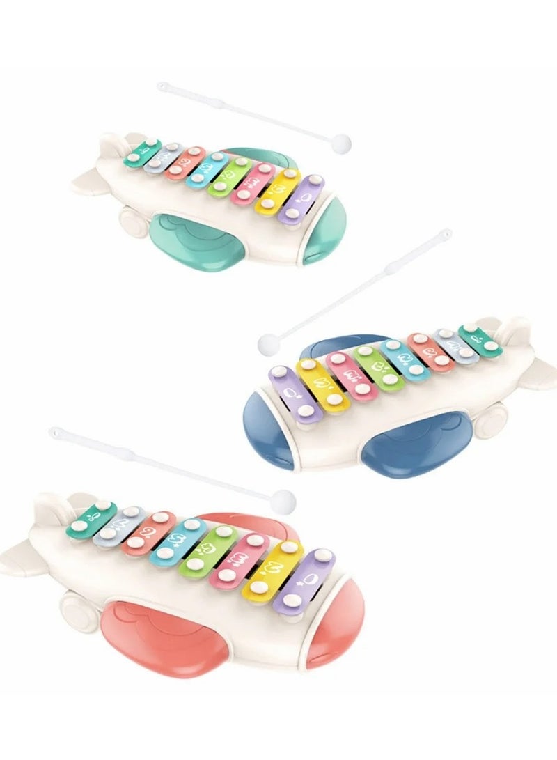 Kids Airplane Piano Toy – Interactive Musical Toy with Lights  Sounds - Image 2