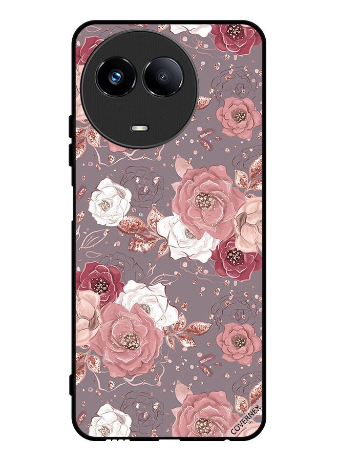 Covernex Protective Case Cover For Realme 11 5G Floral Wallpaper - Image 1