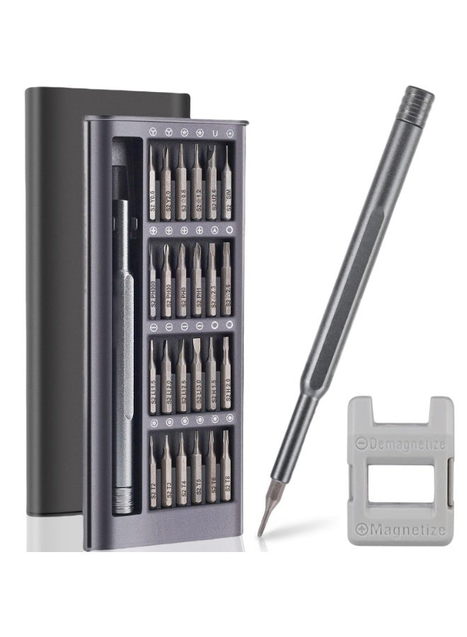 CMGTYYD 25-in-1 Small Precision Screwdriver Set, Professional Magnetic Mini Repair Tool Kit for Phone, Eyeglass, Watch, Laptop, Computer, Macbook, Game Console, Jewelers, Camera - Image 1
