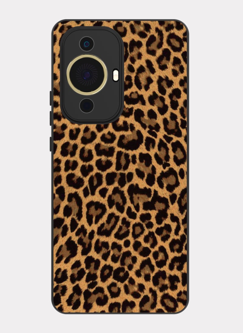 بكسلات كفر هواوي نوفا 11 برو جلد فهد ذهبي - Image 1