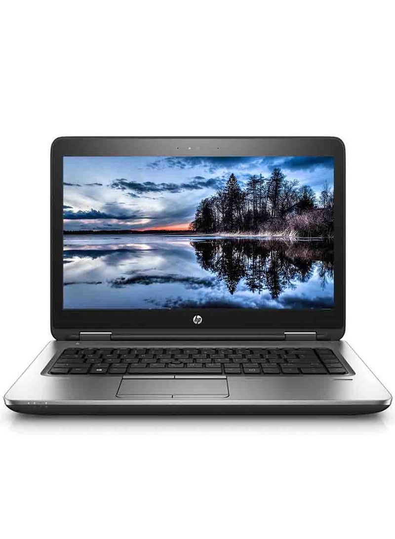 HP تم تجديده - كمبيوتر محمول ProBook 640 G2 بشاشة مقاس 14 بوصة ومعالج Intel Core i5 /الجيل السادس/ذاكرة وصول عشوائي سعة 8 جيجابايت/محرك أقراص SSD سعة 256 جيجابايت/بطاقة رسومات Intel UHD سعة 620 ميجابايت/نظام التشغيل Windows 10 Pro أسود/فضي - Image 1