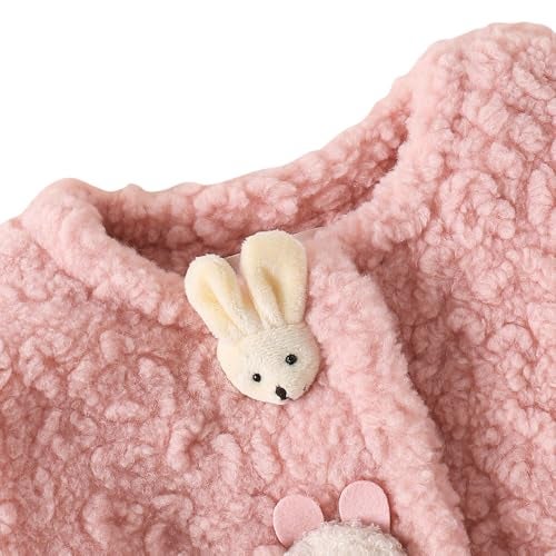 Hopscotch Girls Polyester Waist Length Jackets in Pink Color For Ages 4-5 Years - Image 3