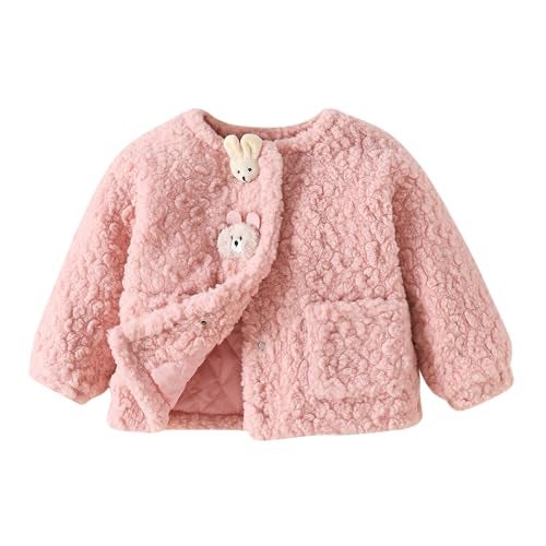 Hopscotch Girls Polyester Waist Length Jackets in Pink Color For Ages 4-5 Years - Image 4