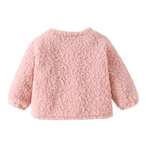 Hopscotch Girls Polyester Waist Length Jackets in Pink Color For Ages 4-5 Years - Image 2
