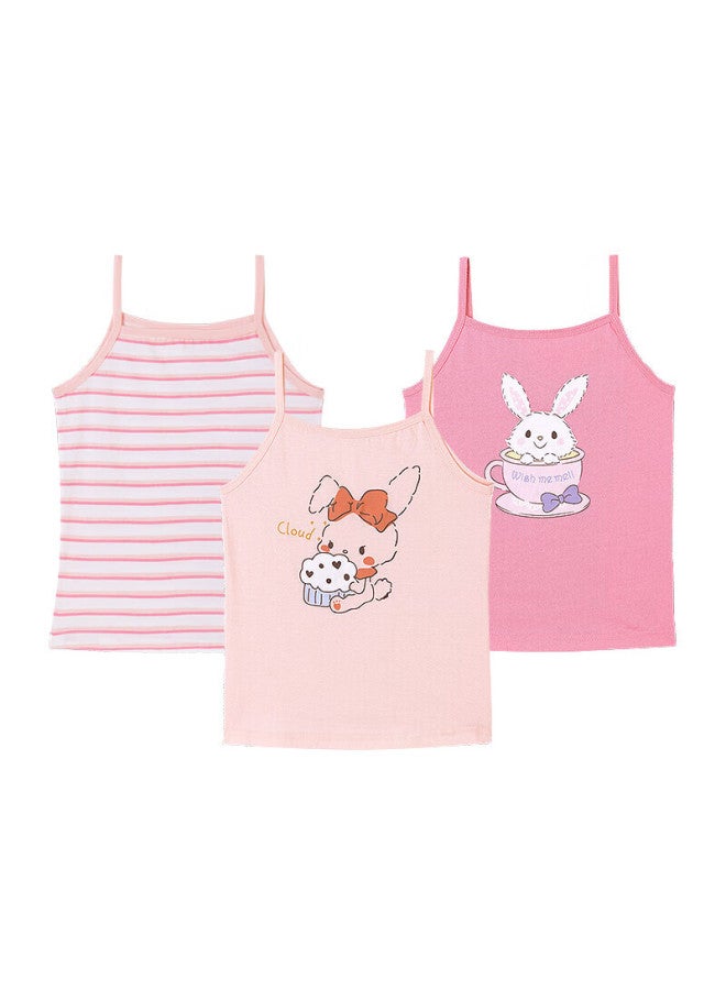 Top melon Ding Guagua Girls' Cotton A-class Children's Vest Innerwear Bottoming Vest Girls' Sling Top 6404 140 - Image 5