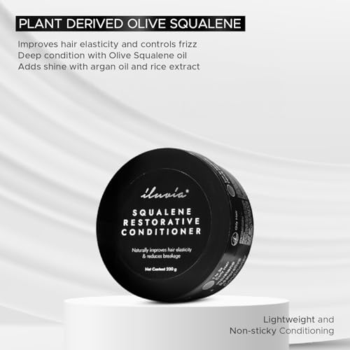 iluvia Complete Professional System- iluvia Hard Water Shampoo 200 Ml & Squalene Restorative Conditioner 200g & Intensive Hair Care Liquid 50ml - Image 5