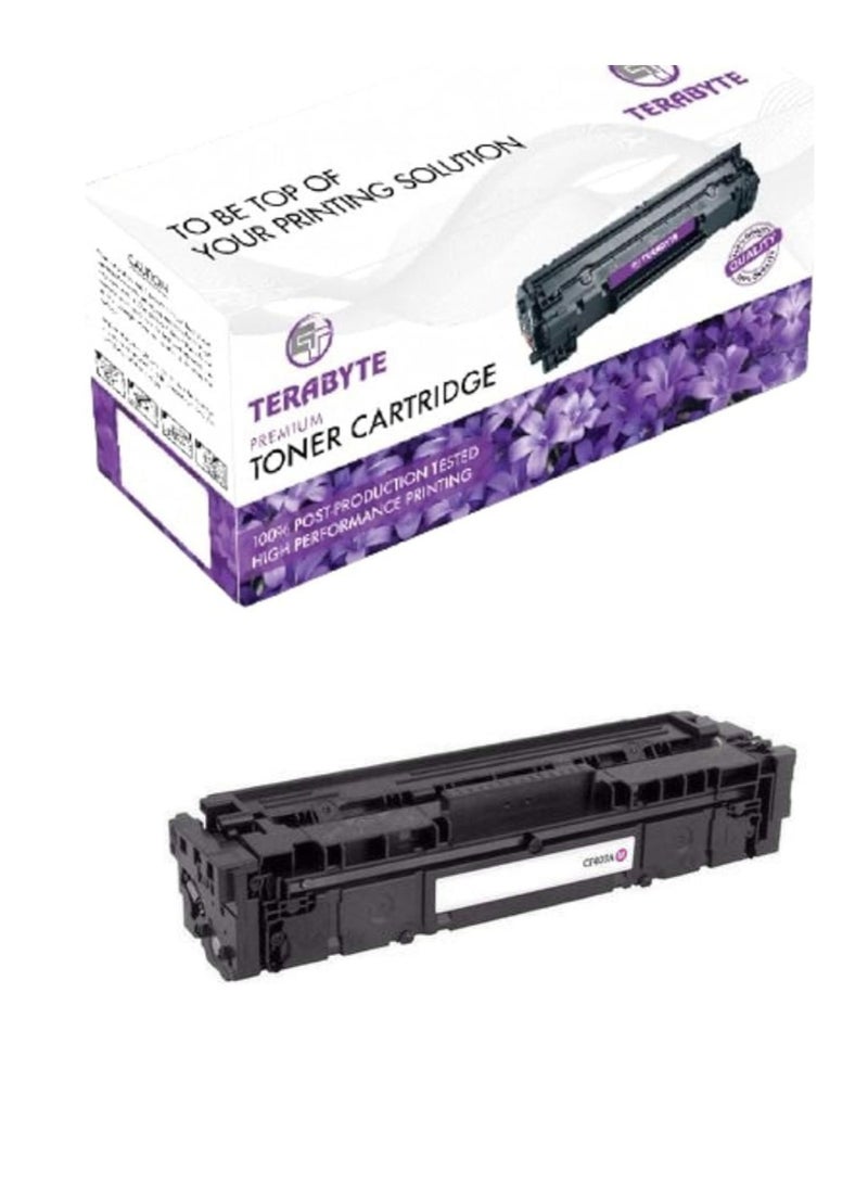 Terabyte 201A compatible CF403A Magenta Toner Cartridge – Compatible Replacement for HP Color LaserJet Pro M252dw, MFP M277dw Printers - Image 1